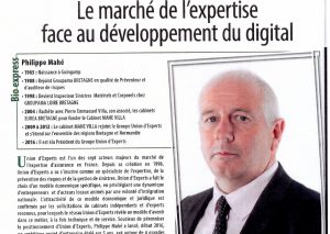 Union d'experts expertise d’assurance, de gestion de sinistres et de prévention des risques Saint Avertin Centre val de Loire - Le marché de l’expertise face au développement du digital
